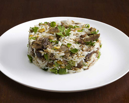 Arroz com Carneiro Desfiado